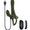Zero Tolerance Strap Tap and Go Rechargeable Silicone Strapless Strap-On - Green - Image 3