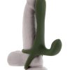 Zero Tolerance Strap Tap and Go Rechargeable Silicone Strapless Strap-On - Green - Image 4