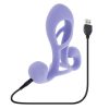 Playboy Fantasy Cage Rechargeable Silicone Penis Extension - Purple - Image 3
