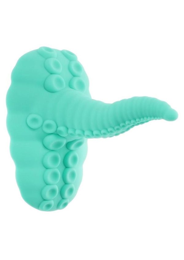 Tentacle Grinder Rechargeable Silicone Vibrator - Teal - Image 3