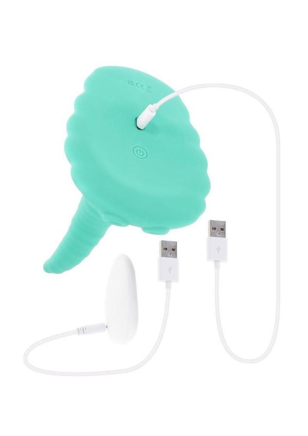 Tentacle Grinder Rechargeable Silicone Vibrator - Teal - Image 4