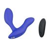 We-Vibe Vector+ Rechargeable Silicone Vibrating Prostate Massager with Remote Control - Royal Blue