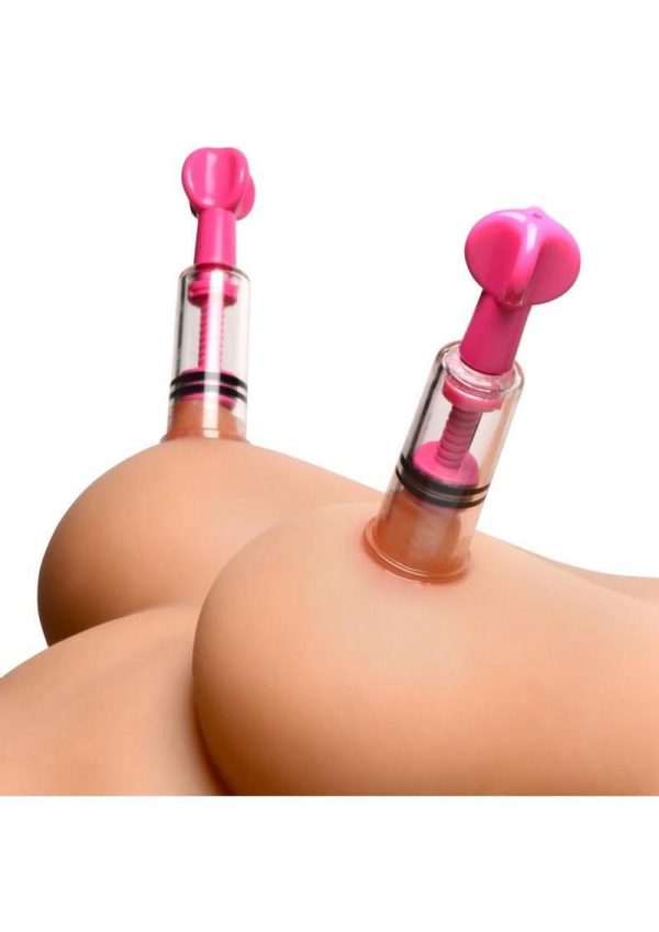Size Matters MAXtwist Clit and Nipple Triple Sucker Set - Pink - Image 3