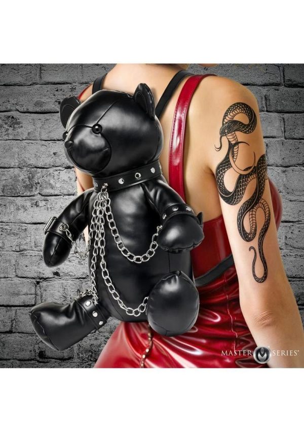 Master Series BDSM Bear Backpack - Black - Image 4