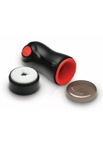 Sucking and Vibrating Rechargeable Masturbator