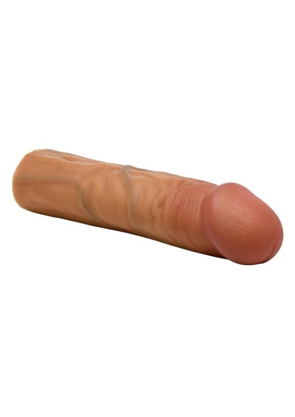 Jock Enhancers Silicone Penis Extension Sleeve 1.5in - Caramel - Image 3
