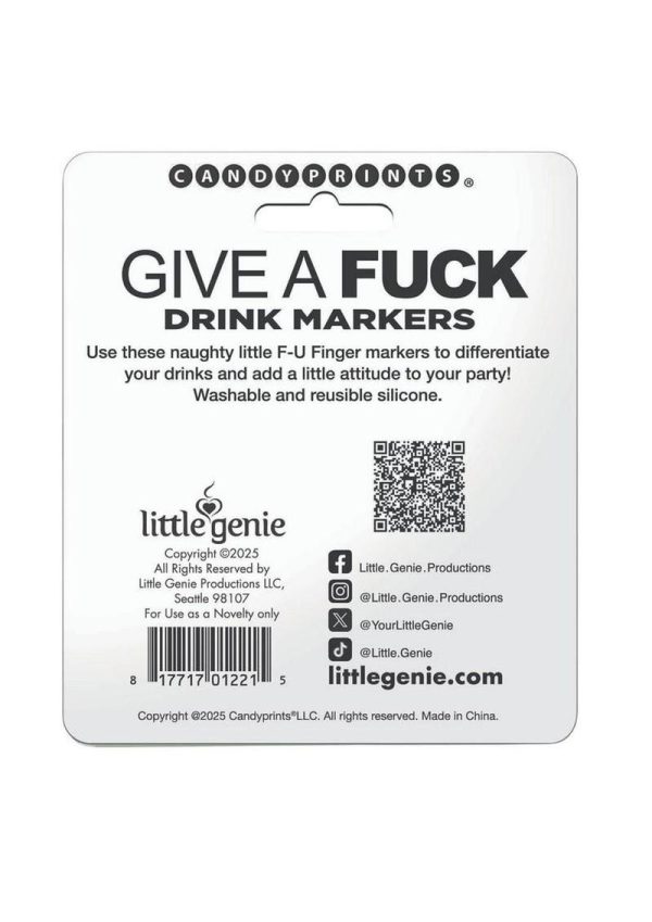 FU Finger Drink Markers