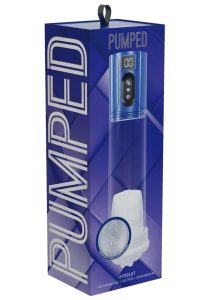 Pumped HyperLift 7 Function Rechargeable Masturbator - Metallic Blue
