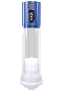 Pumped HyperLift 7 Function Rechargeable Masturbator - Metallic Blue