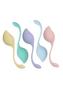Loveline PelvFit Multiweight Stem Kegel Kit (5 Piece) - Multicolor