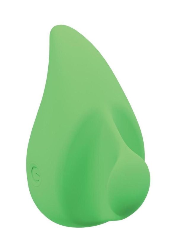 Loveline ErgoDrop 10 Function Silicone Vibrator - Green - Image 3