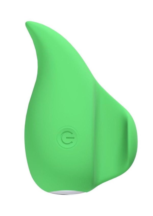 Loveline ErgoDrop 10 Function Silicone Vibrator - Green - Image 4