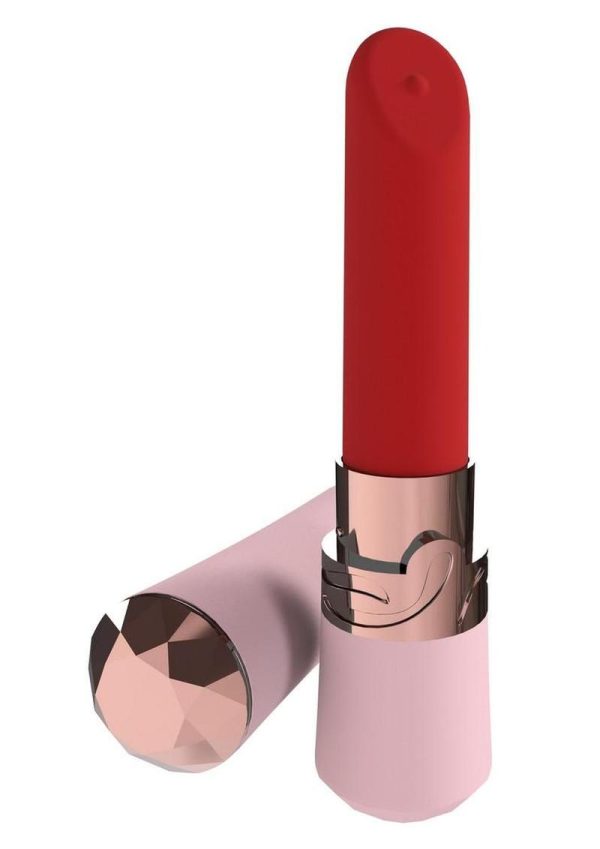 Loveline Dahlia 10 Function Silicone Lipstick Vibrator - Pink - Image 3