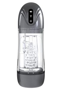 Pumped SonicPull 10 Function Multimedia Enhanced Masturbator - Gun Metal