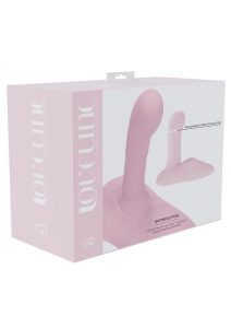 Loveline Satisfaction Grinder Silicone Rechargeable Thrusting  Pulse Wave Vibrator - Pink