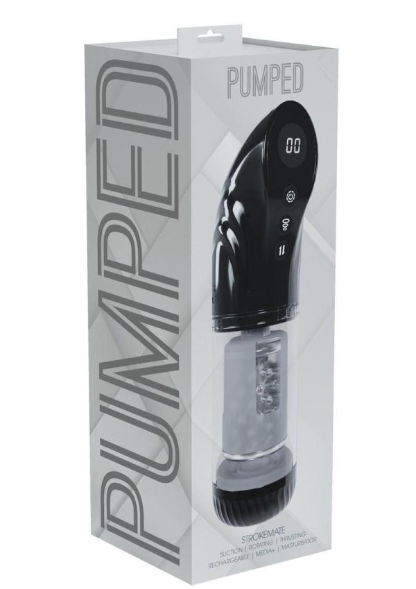Pumped StrokeMate Rechargeable Multifunction Masturbator - Black