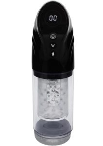Pumped StrokeMate Rechargeable Multifunction Masturbator - Black