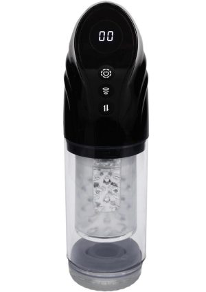 Pumped StrokeMate Rechargeable Multifunction Masturbator - Black