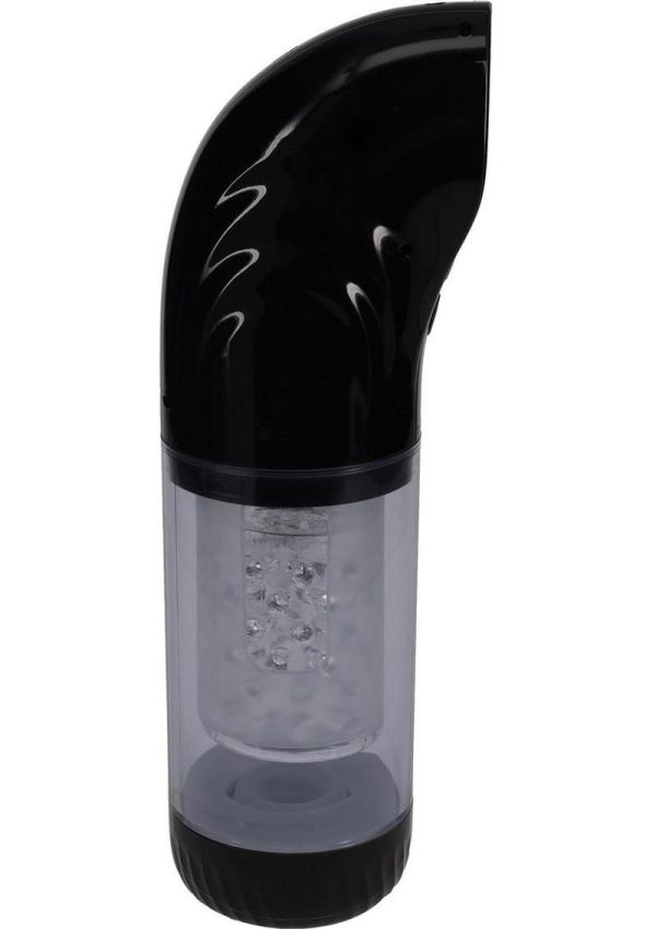 Pumped StrokeMate Rechargeable Multifunction Masturbator - Black - Image 3