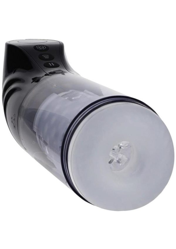 Pumped StrokeMate Rechargeable Multifunction Masturbator - Black - Image 4