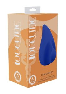 Loveline ErgoDrop 10 Function Silicone Vibrator - Blue