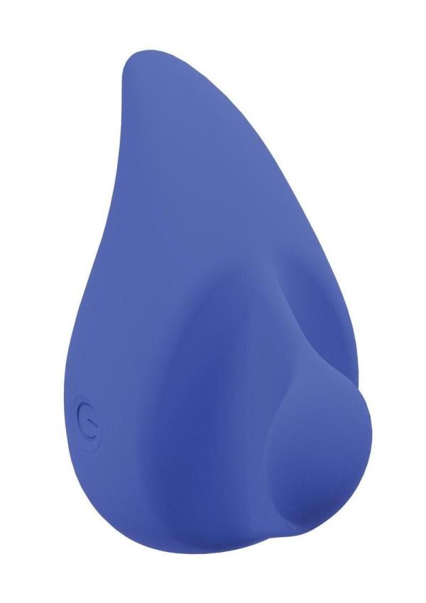 Loveline ErgoDrop 10 Function Silicone Vibrator - Blue - Image 3