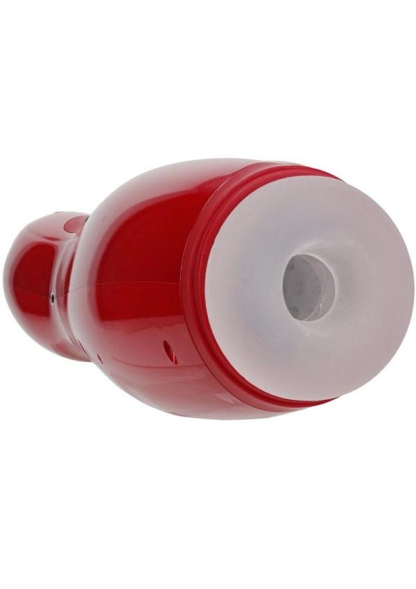 Pumped Virtuo 10 Function Suction Vibration Phone Attachment Rechargeable Masturbator - Metallic Red - Image 3