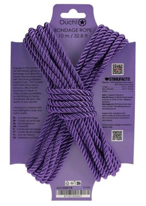 Ouch! Bondage Rope 10 Meter Nylon - Purple