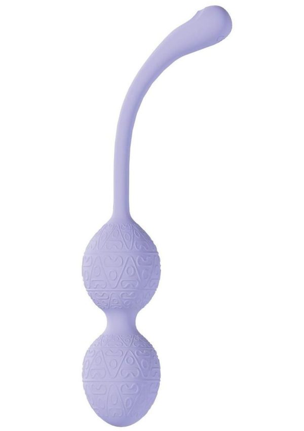 Loveline PelviFit Beads 10 Function Vibrating Rechargeable Silicone Kegel Vibe with Remote Control - Lavender - Image 3