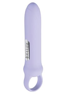 Loveline Harmony Loop Grip 10 Function Rechargeable Silicone Vibrator - Lavender