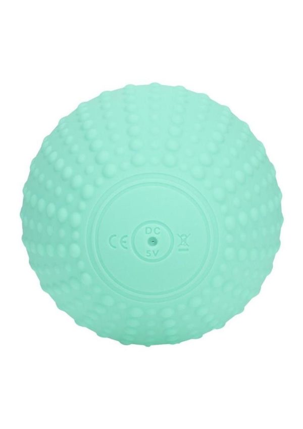 Loveline ComfortPulse 10 Function Vibrating Rechargeable Silicone Duo Massager - Green - Image 4