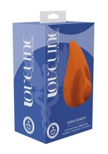 Loveline ErgoDrop 10 Function Rechargeable Silicone Vibrator - Orange