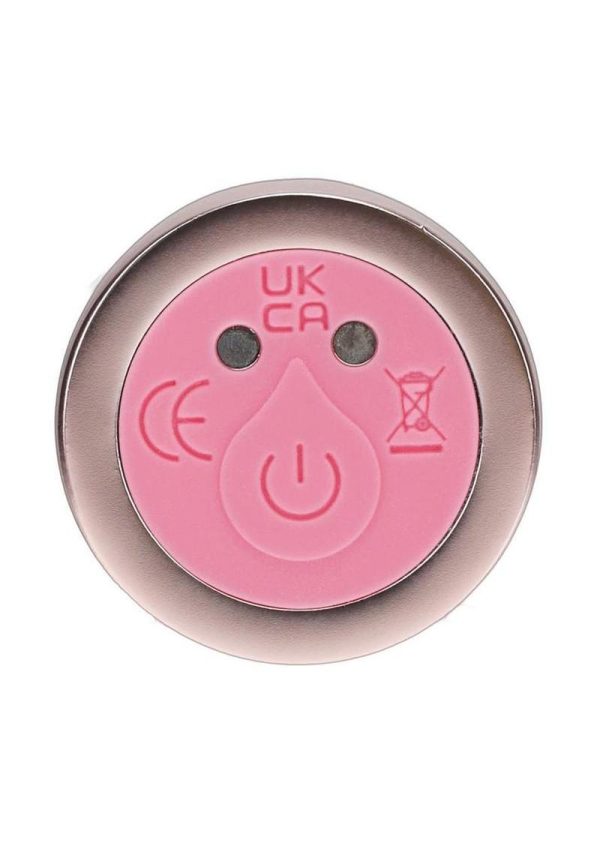 Loveline Celestia 10 Function Bulb Tip Rechargeable Glass Vibrator - Pink - Image 3