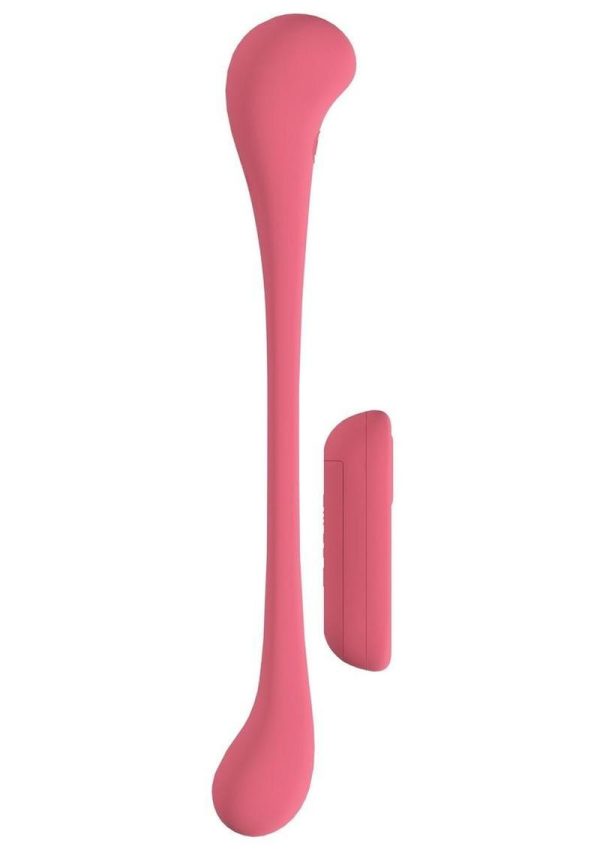 Loveline FlexEase Bend 10 Function Rechargeable Silicone Vibrator - Pink - Image 3