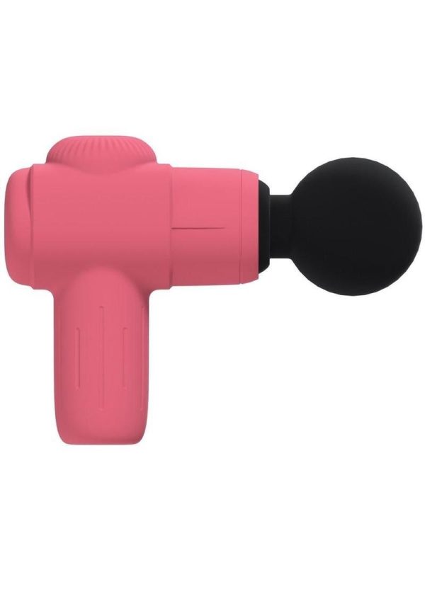 Loveline MicroBoost 10 Function Vibrating Rechargeable Silicone Massager- Pink - Image 3