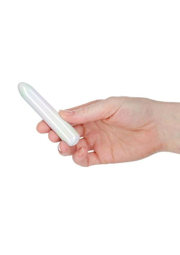 PowerBullet Pearl Point Rechargeable Bullet - Pearlescent White - Image 3