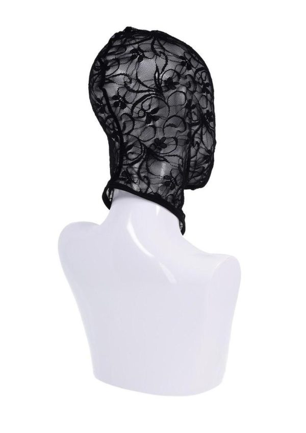 Sex and Mischief Lace Hush Hood - Black - Image 4