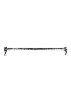 Sex and Mischief Lace Spreader Bar - Silver/Black