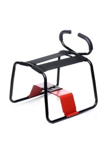 LoveBotz Bangin` Bench with Thrusting and Vibrating Dildo - Black