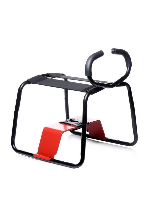 LoveBotz Bangin` Bench with Thrusting and Vibrating Dildo - Black - Image 4