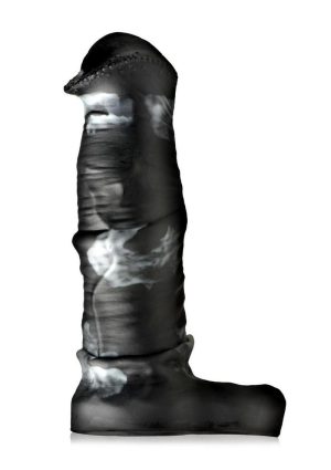 Creature Cocks Stallion Silicone Penis Extension - Black/Gray