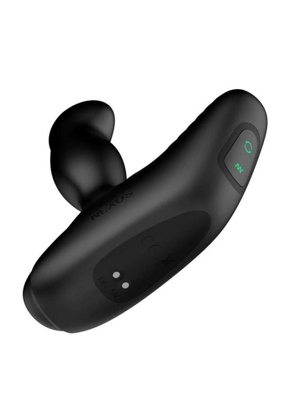 REVO Stealth App Enabled Rechargeable Silicone Rotating Prostate Massager with Remote Control - Black - Image 4