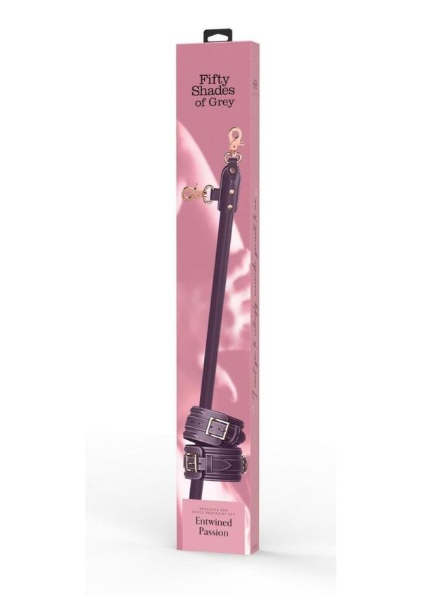 Fifty Shades of Grey Entwined Passion Spreader Bar - Purple