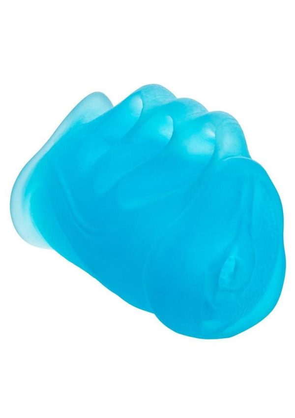 Pop Sock Grip N Stroke Masturbator - Small - Blue - Image 3