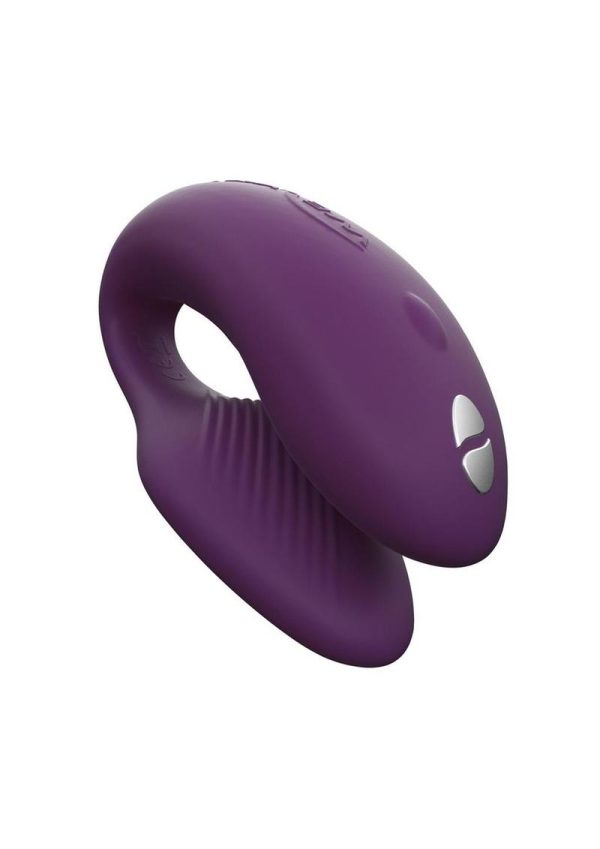 We-Vibe Chorus Rechargeable Couples Vibrator with Squeeze Remote Control - Purple - Image 4