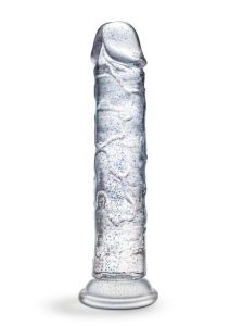 Naturally Yours Gala Dildo 6in - Sparkling Clear
