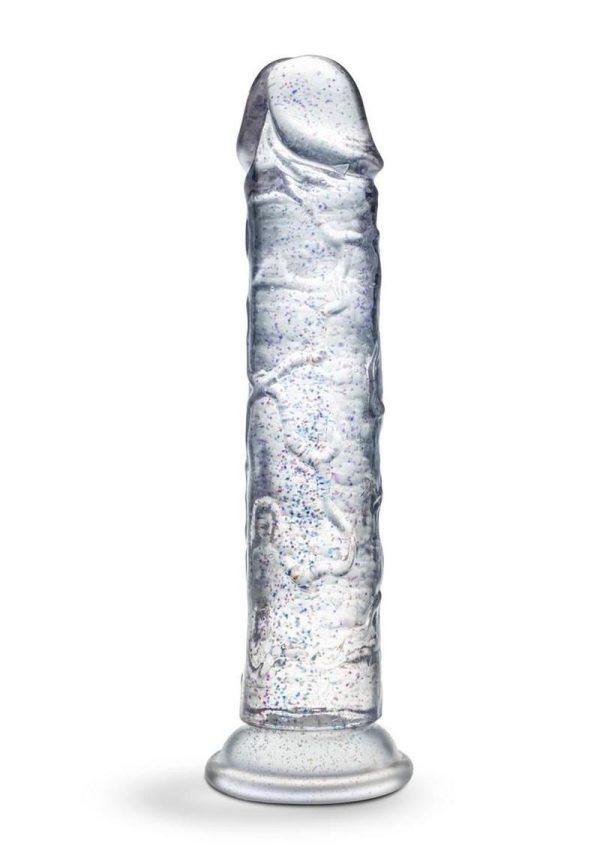 Naturally Yours Gala Dildo 6in - Sparkling Clear