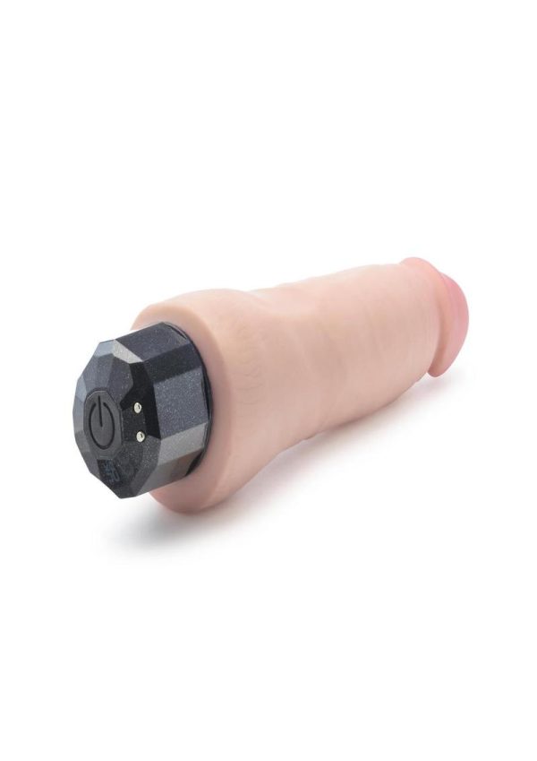 Au Naturel Vanilla Ice Vibrating Dildo 8.75in - Vanilla - Image 4