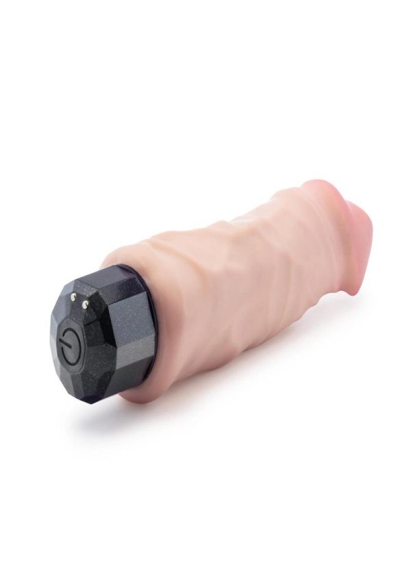 Au Naturel Big Easy Vibrating Dildo 9in - Vanilla - Image 4