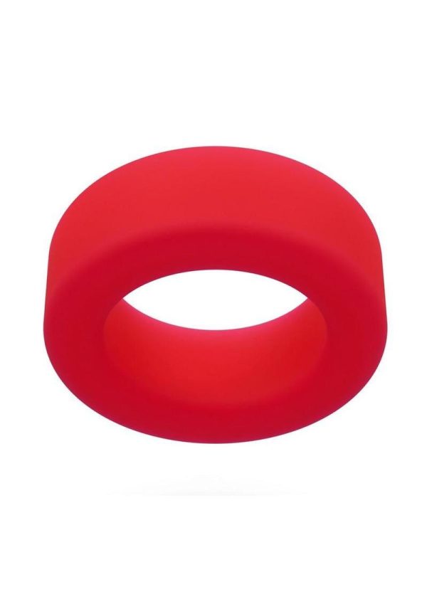 Performance Plus Pursuit Silicone Cock Ring - Red - Image 3